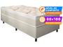 Cama Box (Box + Colchão) Solteiro Gazin - de Molas Ensacadas 50cm de Altura Cristal Imagem de Cama Box (Box + Colchão) Solteiro Gazin