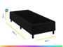Cama Box (Box + Colchão) Solteiro Plumatex - Gazin de Espuma 49cm de Altura Supreme Imagem de Cama Box (Box + Colchão) Solteiro Plumatex