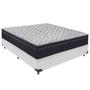 Imagem de Cama Box Branco e Colchão Airtech 150 Espuma D45 Casal Ortobom