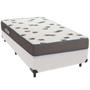 Imagem de Cama Box Branco e Colchão Light Espuma D33 Solteiro Ortobom