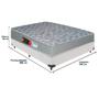 Imagem de Cama Box Branco e Colchão Sleep Max D33 Casal Castor