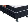 Imagem de Cama Box c/Auxiliar Conjugado Solteiro: Colchão Molas Bonnel Springs Black (88x188x41) Pelmex