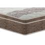 Imagem de Cama Box c/Auxiliar Solteiro: Colchão Ortopédico Probel D33/EP Guarda Costas Plus Brown + Base CRC Courano Branco(88x188)