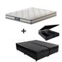 Imagem de Cama Box C/ Baú Queen + Colchão Mola Ensacada Probel Vegas Springs Comfort Pillow