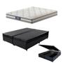 Imagem de Cama Box C/ Baú Queen + Colchão Mola Ensacada Probel Vegas Springs Comfort Pillow