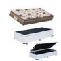 Imagem de Cama Box C/ Baú Solteiro + Colchão Mola Ensacada Probel Style Pillow