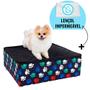 Imagem de Cama Box Caminha Pet Com Cabeceira Para Cachorros e Gatos Luxo - BF Colchões