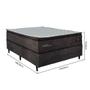 Imagem de Cama Box Casal (138X188) D28 Molas Ensacadas Marrom Agile