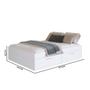 Imagem de Cama Box Casal 4 Portas Branco Osaka Shop JM