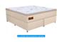 Imagem de Cama Box Casal Bi-Partida 138x188x36 Linho Bege