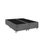 Imagem de Cama Box Casal Bipartido - 39x138x188cm - Suede Cinza