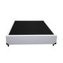 Imagem de Cama Box Casal Blindado Extremo Reforçado HomeQueen Sintético Branco 40x138x188