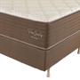 Imagem de  Cama Box Casal (Box + Colchão) 138x188x69 Pro Quality Prorelax Molas Ensacadas Pillow Top Turn Free - Marrom