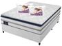 Cama Box Casal (Box + Colchão) Gazin de Mola - Ensacada 59cm de Altura + 2 Travesseiros Ortobom Imagem de Cama Box Casal (Box + Colchão) Gazin de Mola