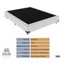 Imagem de Cama Box Casal Branca de Madeira 138cm KazaMix