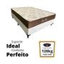 Imagem de Cama Box Casal Branco + Colchão De Espuma D28 Promo Prime 138