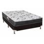 Imagem de Cama Box Casal: Colchão Anatômico Herval D28/EP Ortopedic Black+ Base CRC Suede Black(138x188)