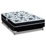 Imagem de Cama Box Casal: Colchão Anatômico Probel D28/EP Advanced Tech1000 + Base CRC Suede Black(138x188)