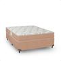 Imagem de Cama Box Casal + Colchão D33 One Face - 56x138x188cm - Suede Bege