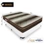 Imagem de Cama Box Casal + Colchão De Espuma D28 - Ortobom - Light Ortopédico 138cm 