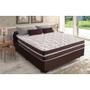 Imagem de Cama Box Casal + Colchão De Molas Colchões Classic Superlastic 138x188x64 Cor:marrom