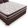 Imagem de Cama Box Casal + Colchão De Molas Colchões Classic Superlastic 138x188x64 Cor:marrom
