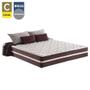 Imagem de Cama Box Casal + Colchão De Molas Prime Colchões Classic Superlastic 138x188x64 Marrom