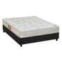 Imagem de Cama Box Casal: Colchão Espuma Castor D33 Sleep Max Relax + Base CRC Suede Gray(138x188)