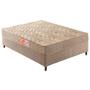 Imagem de Cama Box Casal: Colchão Espuma D33 Paropas Pasquale + Base CRC Rústico Clean(138x188)
