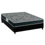 Imagem de Cama Box Casal: Colchão Espuma D33 Probel ProDormir Advanced Mega Resistente + Base CRC Suede Black(138x188)