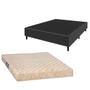 Imagem de Cama Box Casal + Colchão Espuma D33 Sankonfort Toulon
