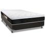 Imagem de Cama Box Casal: Colchão Espuma D45 Castor Black e White + Base CRC Suede Black(138x188)