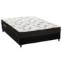 Imagem de Cama Box Casal: Colchão Espuma D45 Ortobom Light + Base CRC Suede Black(138x188)