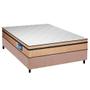 Imagem de Cama Box Casal: Colchão Espuma D45 Plumatex Selectus + Base CRC Suede Clean (138x188)