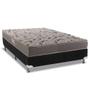 Imagem de Cama Box Casal: Colchão Espuma Herval AG65 Firme Fort + Base CRC Suede Black(138x188)
