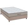Imagem de Cama Box Casal: Colchão Espuma Orthoflex D45 Genova + Base CRC Suede Clean(138x188)