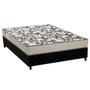 Imagem de Cama Box Casal: Colchão Espuma Ortobom Physical Ultra Resistente + Base CRC Suede Black(138x188)