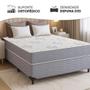 Imagem de Cama Box Casal + Colchão Espuma Ortopédico D33 Piemonte 138x188x63cm