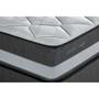 Imagem de Cama Box Casal: Colchão Molas Bonnel Herval Maxspring Minsque C1625 + Base Box Baú CRC Suede Gray(138x188x27)