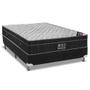 Imagem de Cama Box Casal: Colchão Molas Bonnel Ortobom Nanolastic Airtech Progressive + Base CRC Suede Black(138x188)