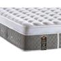 Imagem de Cama Box Casal: Colchão Molas Ensacadas Castor Pocket Light Stress Oxygen New Plush + Base CRC Suede Gray(138x188)