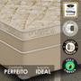 Imagem de Cama Box Casal + Colchão Molas Ensacadas Don Cielo Viscogel Europillow 138x188x72cm