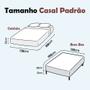 Imagem de Cama Box Casal + Colchão Molas Ensacadas Don Cielo Viscogel Europillow 138x188x72cm