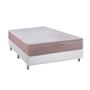 Imagem de Cama Box Casal: Colchão Molas Ensacadas Kappesberg MasterPocket Soft + Base CRC Courano White(138x188)