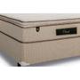 Imagem de Cama Box Casal: Colchão Molas Ensacadas Luckspuma MasterPocket Cloud One Side + Base CRC Suede Clean(138x188)