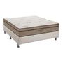 Imagem de Cama Box Casal: Colchão Molas Ensacadas Ortobom SuperPocket Celebrita + Base CRC Courano Branco(138x188)