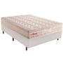 Imagem de Cama Box Casal: Colchão Molas Ensacadas Paropas MasterPocket  Aghata + Base CRC Rústico Branco(138x188)