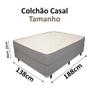 Imagem de Cama Box Casal + Colchão Molas Ensacadas Pergola Europillow 138x188x63cm