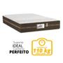 Imagem de Cama Box Casal Colchão Molas Flora Gazin + Box Sintético  52x138x188