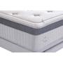 Imagem de Cama Box Casal: Colchão Molas MasterPocket Ensacadas Herval Serenity Dream C1663 + Base CRC Suede Gray (138x188x35)